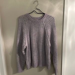 Target Universal Thread purple/cream/white sweater, size XL.